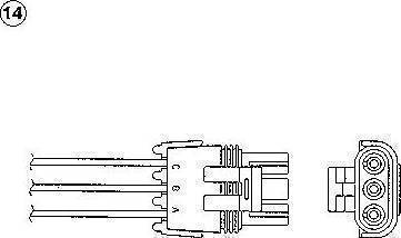 NGK 91204 - Lambdatunnistin inparts.fi