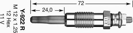 NGK 4356 - Hehkutulppa inparts.fi