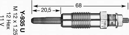 NGK 4791 - Hehkutulppa inparts.fi