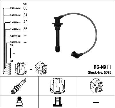 NGK 5075 - Sytytysjohtosarja inparts.fi