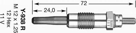 NGK 5267 - Hehkutulppa inparts.fi