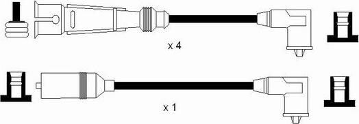 NGK 0949 - Sytytysjohtosarja inparts.fi