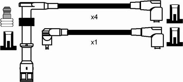 NGK 0505 - Sytytysjohtosarja inparts.fi