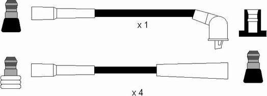 NGK 0701 - Sytytysjohtosarja inparts.fi