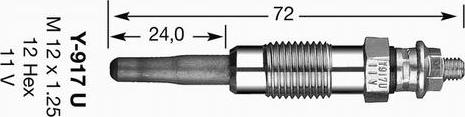 NGK 3219 - Hehkutulppa inparts.fi