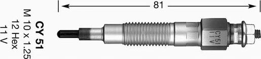 NGK 2696 - Hehkutulppa inparts.fi