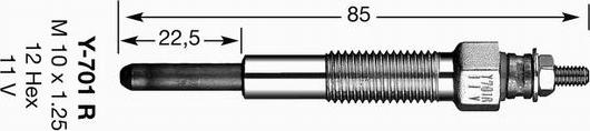 NGK 7464 - Hehkutulppa inparts.fi