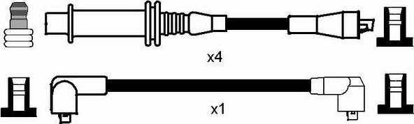 NGK 7377 - Sytytysjohtosarja inparts.fi