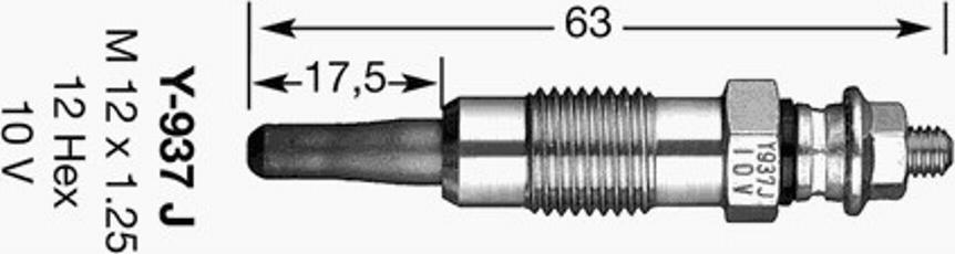 NGK D-Power  5 - Hehkutulppa inparts.fi