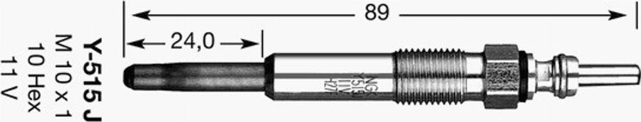 NGK D-Power 18 - Hehkutulppa inparts.fi