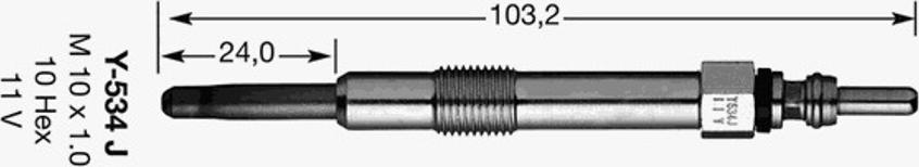 NGK D-Power 36 - Hehkutulppa inparts.fi