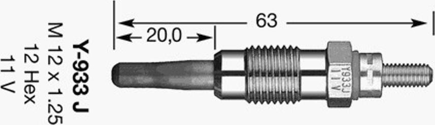 NGK D-Power 25 - Hehkutulppa inparts.fi