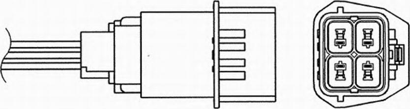 NGK OZA447-E42 - Lambdatunnistin inparts.fi