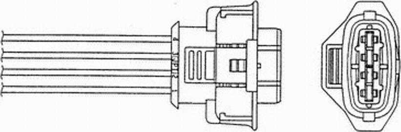 NGK OZA531-GM22 - Lambdatunnistin inparts.fi