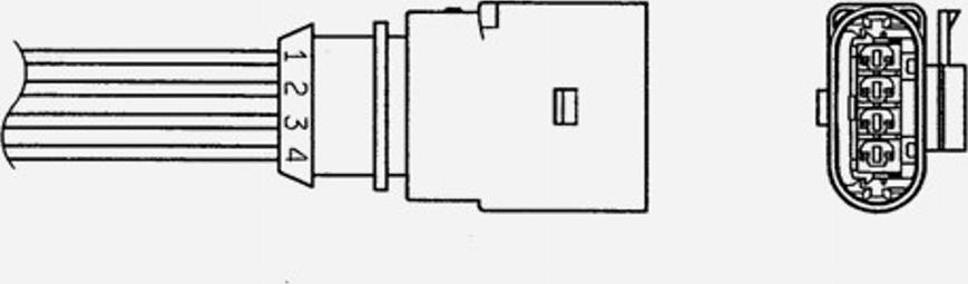 NGK OZA629V26 - Lambdatunnistin inparts.fi