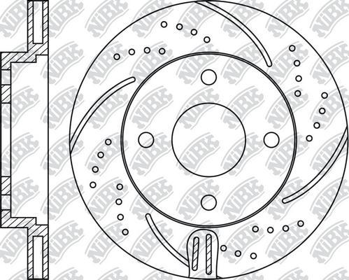 Kavo Parts BR-2293-C - Jarrulevy inparts.fi