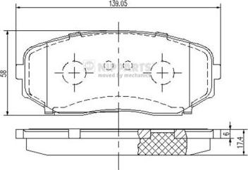 Magneti Marelli 363916061053 - Jarrupala, levyjarru inparts.fi