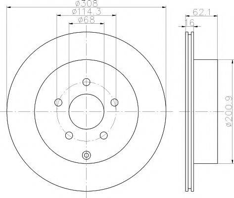 NISSAN 43206-CA000 - Jarrulevy inparts.fi