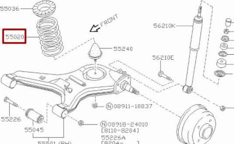 NISSAN 55020-11A05 - Jousi (auton jousitus) inparts.fi