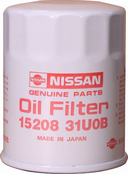 NISSAN 15208-31U0B - Öljynsuodatin inparts.fi