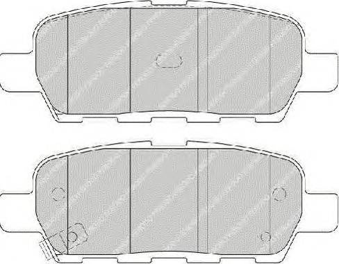 NISSAN D4080-JA01A - Tarvikesarja, jarrupala inparts.fi