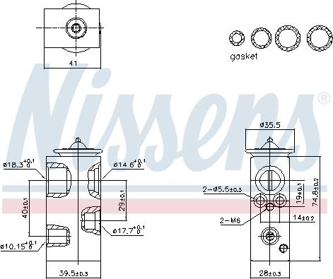 Nissens 999450 - Paisuntaventtiili, ilmastointilaite inparts.fi