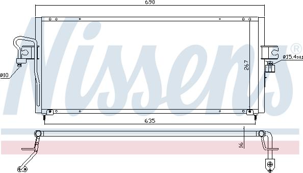 Nissens 94494 - Lauhdutin, ilmastointilaite inparts.fi