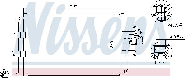 Nissens 94522 - Lauhdutin, ilmastointilaite inparts.fi