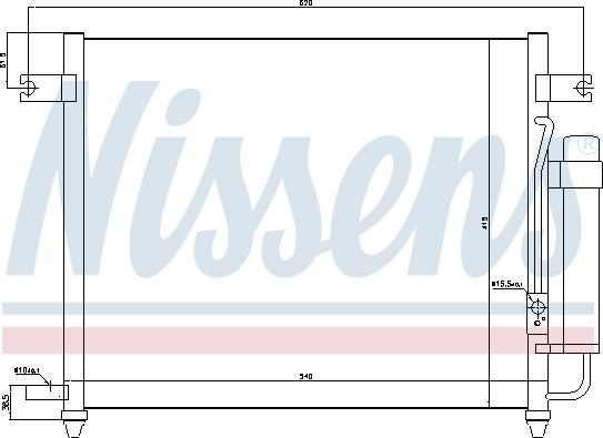 Nissens  94640 - Lauhdutin, ilmastointilaite inparts.fi