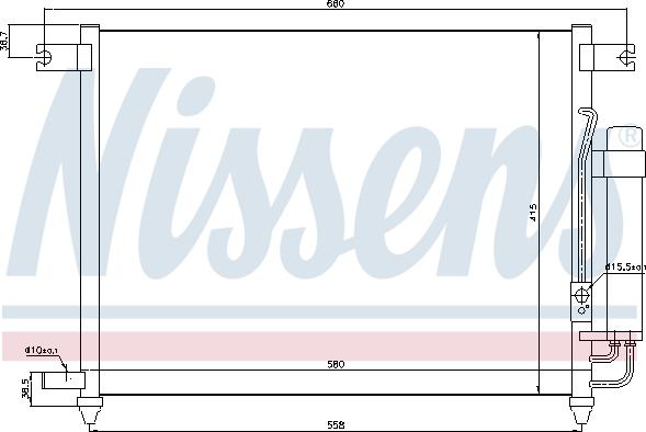 Nissens  94641 - Lauhdutin, ilmastointilaite inparts.fi