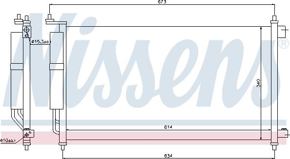 Nissens 94621 - Lauhdutin, ilmastointilaite inparts.fi