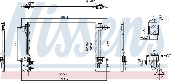 Nissens 940907 - Lauhdutin, ilmastointilaite inparts.fi