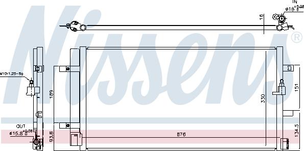 Nissens 940453 - Lauhdutin, ilmastointilaite inparts.fi