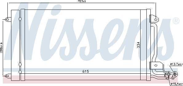 Nissens 940093 - Lauhdutin, ilmastointilaite inparts.fi