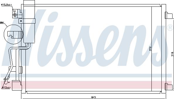 Nissens 940041 - Lauhdutin, ilmastointilaite inparts.fi