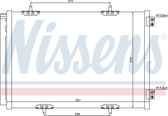 Nissens 940055 - Lauhdutin, ilmastointilaite inparts.fi