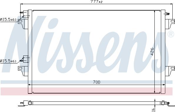 Nissens 940153 - Lauhdutin, ilmastointilaite inparts.fi