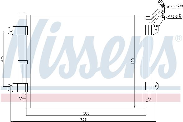 Nissens 940138 - Lauhdutin, ilmastointilaite inparts.fi