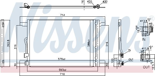 Nissens 940870 - Lauhdutin, ilmastointilaite inparts.fi