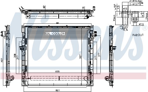 Nissens 940394 - Lauhdutin, ilmastointilaite inparts.fi