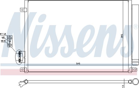 Nissens 940280 - Lauhdutin, ilmastointilaite inparts.fi