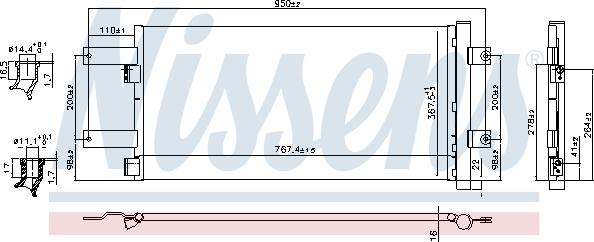 Nissens 941073 - Lauhdutin, ilmastointilaite inparts.fi