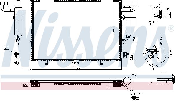 Nissens 941101 - Lauhdutin, ilmastointilaite inparts.fi