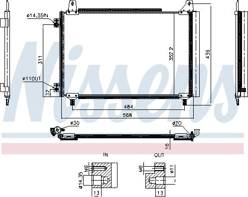 Nissens 941243 - Lauhdutin, ilmastointilaite inparts.fi