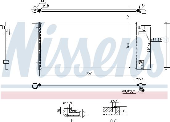 Nissens 941242 - Lauhdutin, ilmastointilaite inparts.fi