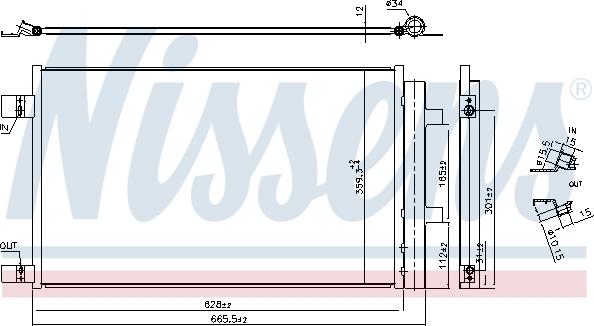 Nissens 941284 - Lauhdutin, ilmastointilaite inparts.fi