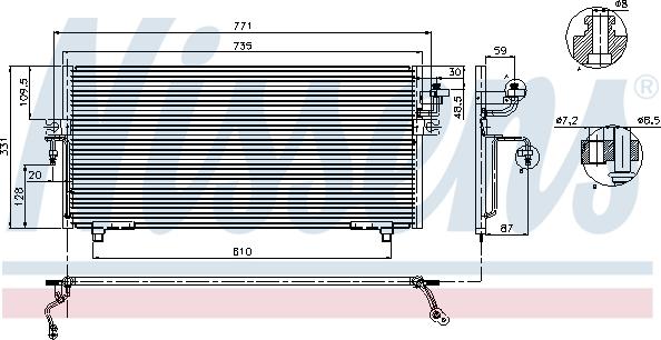 Nissens 94299 - Lauhdutin, ilmastointilaite inparts.fi