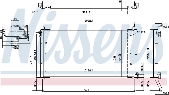 Nissens 94217 - Lauhdutin, ilmastointilaite inparts.fi