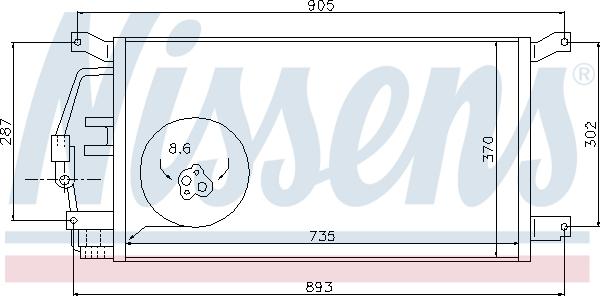 Nissens 94797 - Lauhdutin, ilmastointilaite inparts.fi