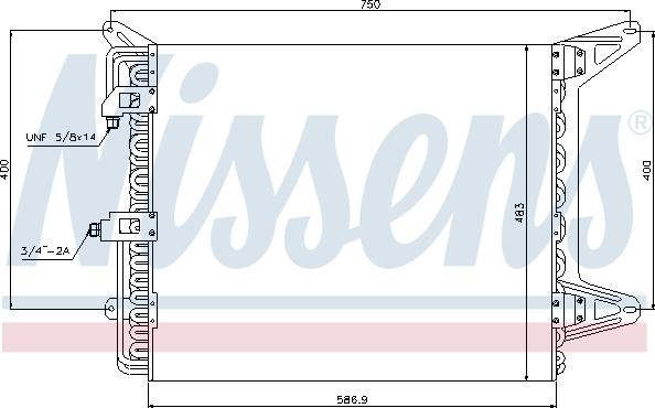 Nissens 94755 - Lauhdutin, ilmastointilaite inparts.fi